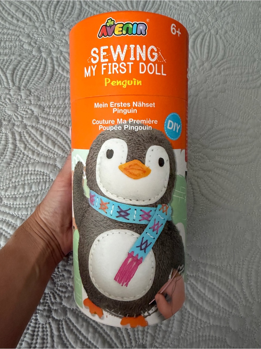 Sewing My First Doll Penguin DIY Kit